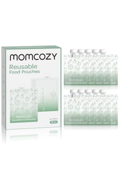 Momcozy επαναχρησιμοποιήσιμες σακούλες τροφίμων 150 ml, σετ των 10 τεμαχίων