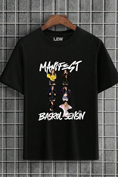 lovver Μπλουζάκι Premium Edition Βαμβάκι τεμαχίων με ιδιαίτερο σχέδιο Manifes...