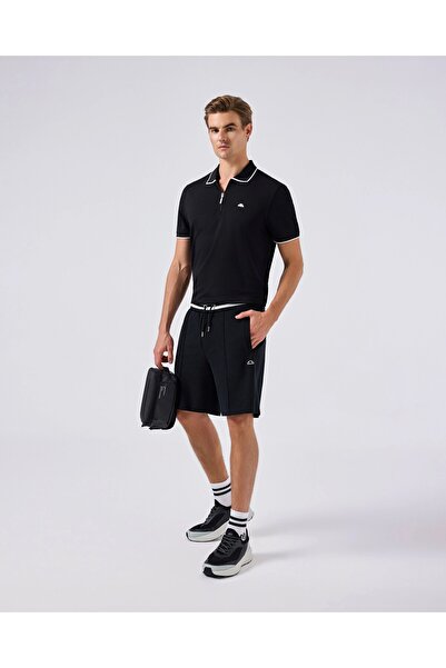 Ellesse Ανδρικό μπλουζάκι πόλο γιακά 6SM5006-BK