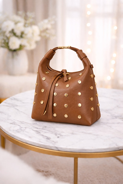 Mirel çanta ZINBA DETAYLI YUMUŞAK DERİ FERMUARLI ÇANTA