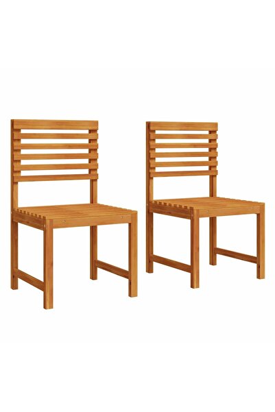 vidaxl Scaun pentru Grădină 2 pcs Maro 50 x 50 x 91cm