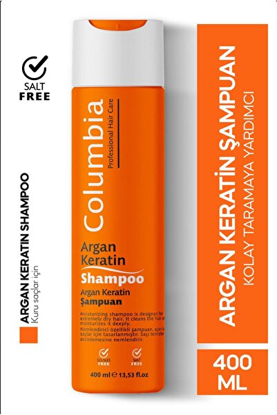 Columbia Argan & Keratin Kolay Taramaya Yardımcı Şampuan 400 ml