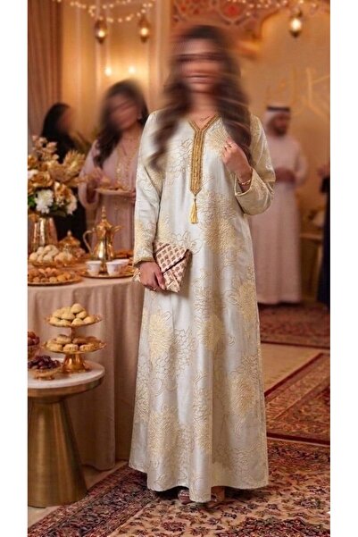 ISHRAQAT AL-AMAL Eid dresses with long, shiny sleeves, suitable for holidays ...