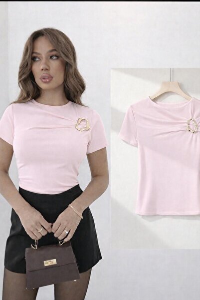 peri tower ΝΕΑ ΣΕΖΟΝ Γυναικεία Μπλούζα με Λεπτομέρεια στο Στήθος και Κούμπωμα...