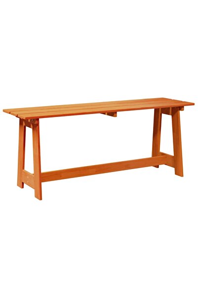 vidaxl Bancă de exterior Maro 119 x 47 x 35 cm Lemn de pin masiv