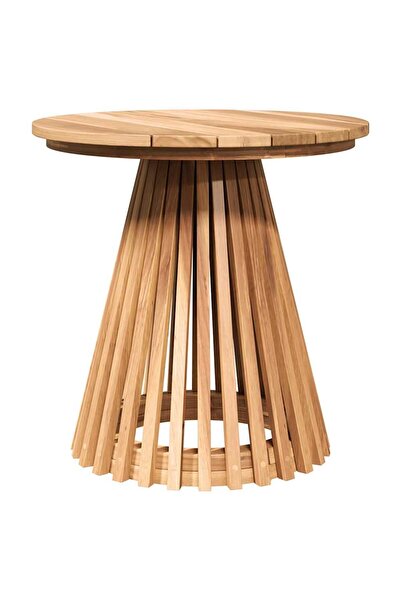 vidaxl Masă laterală Maro 50 x 50 x 49,5 cm Lemn solid de tec