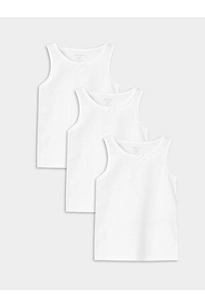 LC Waikiki طقم ملابس داخلية للفتيات الرضع من LCW مكون من 3 قطع بياقة دائرية