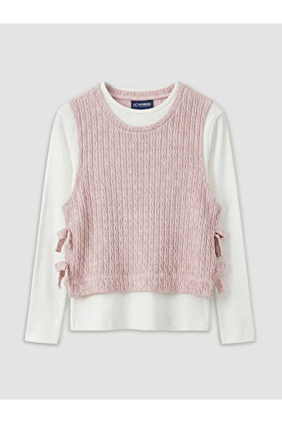 LC Waikiki I Zero Roba Collar Girl's Knitwear Sweater and T-Shirt from Freeze...