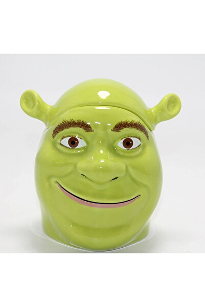 Marsilyan Ieg ™   3D Shrek Design Mug with Lid Alk4534
