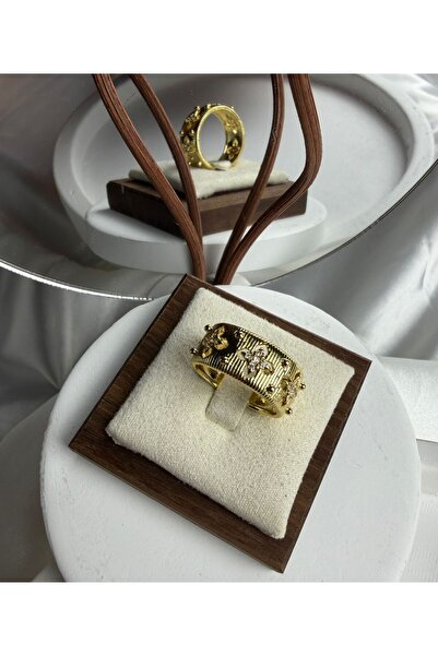 ANKA JEWELLRY YONCA MODEL ZİRKON TAŞ GOLD KADIN YÜZÜK