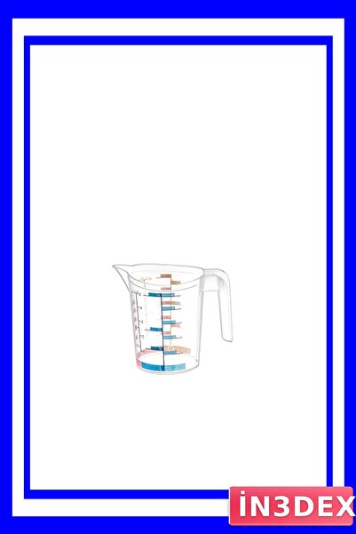 İN3DEX Precise Kitchen Measurements with Functional 0.5 Liter Measuring Cup