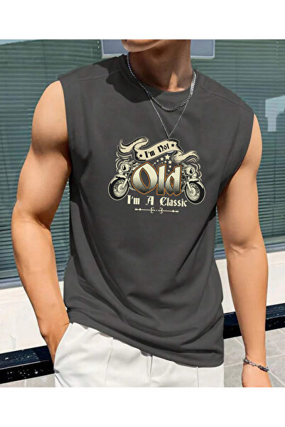 SUNFREE NIJE STAR, JA SAM KLASIČAN Štampano Muška letnja majica za teretanu, ...