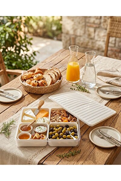 ShopHouse 5 Piece Breakfast Snack Storage Container