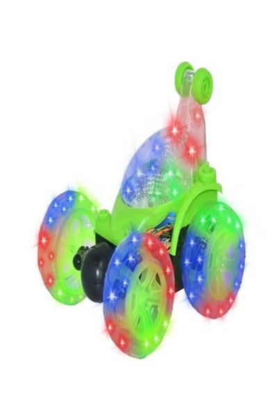 TOY LAND Remote Control Stunt Car | Double-Sided Flipping, 360° Spins, LED Li...