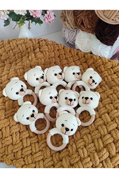 ayta kids clothing toys Amigurumi sevimli ayı Çıngırak /diş kaşıyıcı 1 adet
