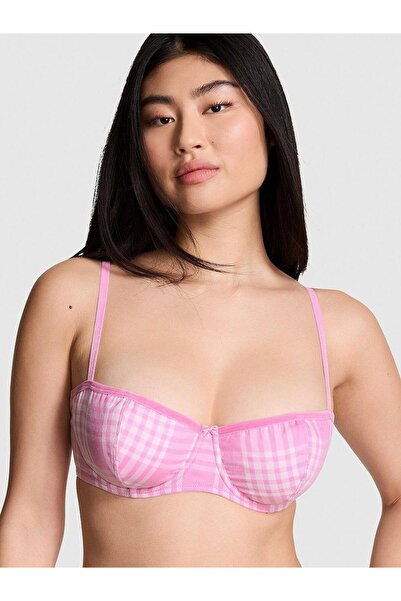 Victoria's Secret Festival Unpadded Flannel Balconette Bra