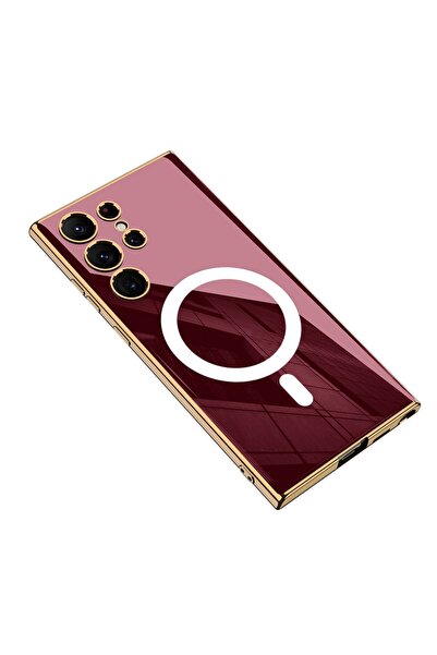 zore Samsung Galaxy S23 Ultra Uyumlu Kılıf Wireless Şarj Özellikli Kenarları ...