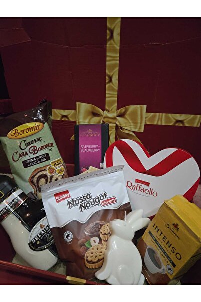 CUBIP Premium Pasta Gift Basket with Sweets, Coffee and Cozonac