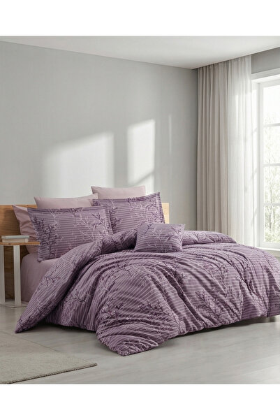 Bella Home KAPİTONELİ 4 MEVSİM ÇİFT KİŞİLİK NEVRESİM TAKIMI(KAPİTONE 200X220-...