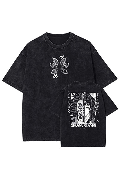 PENTHİLUS Acid-Washed Oversized T-Shirt - Washed Oversized T-Shirt