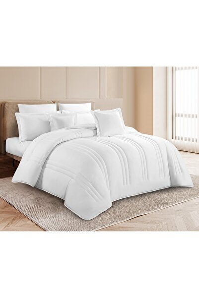 Barigo طقم لحاف مفرش سرير نفرين بتصميم انيق ليمنحك الجمال والاناقة لديكور غلا...