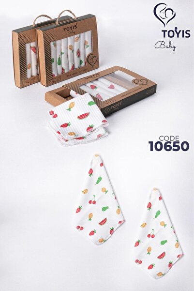 toyis baby 100% Cotton 7 Pack Mouth Wipes