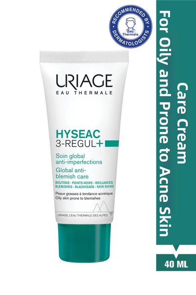 Uriage Hyseac 3-regul+ | Face Moisturizer For Oily Skin Prone To Acne