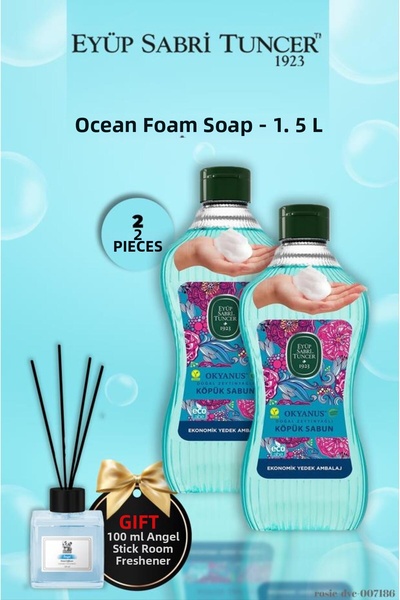 Eyüp Sabri Tuncer X 2 Ocean Foam Soap 1.5 L Angel Scent Gift