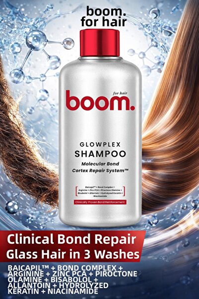 BOOM Glowplex Bond Repair Hair Shampoo 350 ml