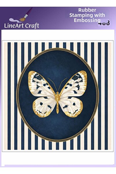 LİNEART Iron-On Rubon Transfer Printing & Fabric Transfer No:Rb488-30X30Cm