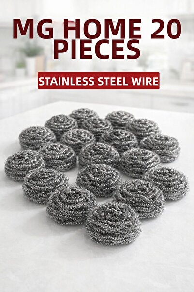 VENON 20 قطعة ❤️   فرشاة غسيل الأطباق من الفولاذ المقاوم للصدأ، فرشاة اقتصادي...