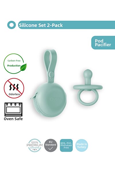 OiOi مجموعة River Green المزدوجة (لهاية + وسادة)