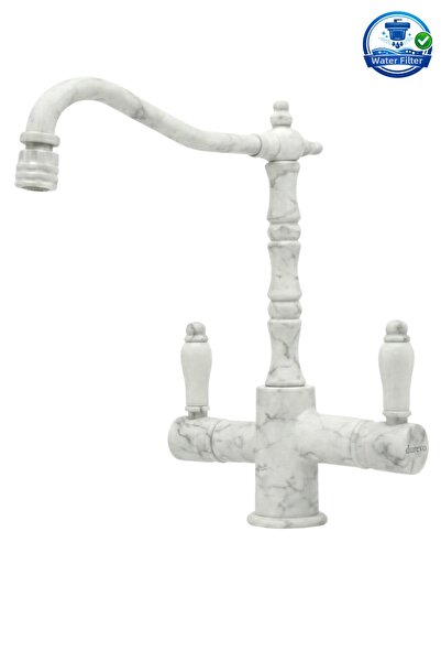DUREVO Su Aritmali Rustic Vintage Kitchen Faucet Zen Design - Swivel Head Fea...