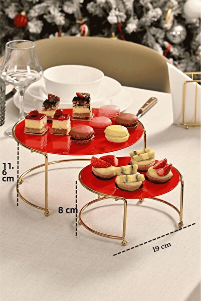 Edora Home Gold Small Size Presentation Holder Set of 2 Metal Gift Decoration...