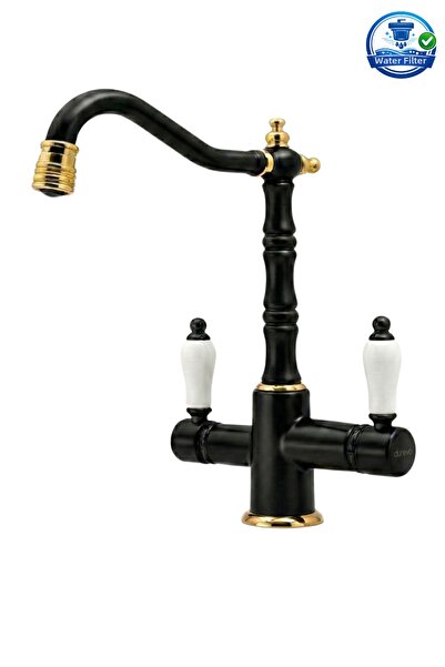 DUREVO Su Aritmali Rustic Vintage Kitchen Faucet Zen Design - Swivel Head Fea...