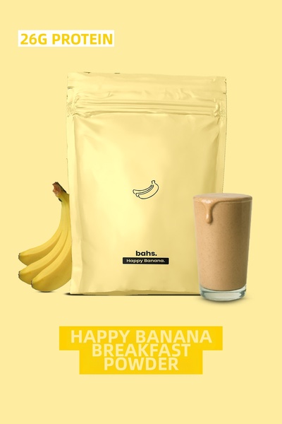 bahs. Protein Meal Powder - Happy Banana 600g - 10 Servings