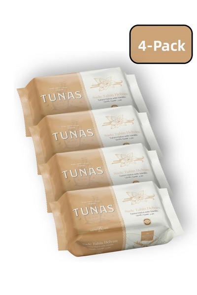 Tunas 4 قطع حلاوة الطحينة العاديّة (4×500=2000 جرام)