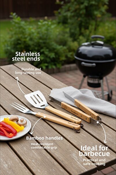 Bambum Texas 3 Piece Bbq Set