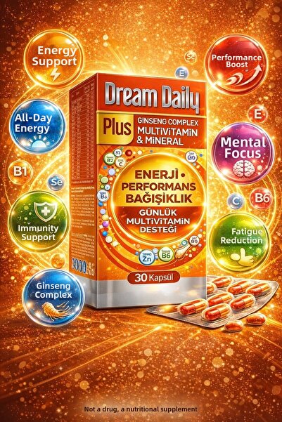 dream pharma دريم ديلي بلس: فيتامينات متعددة لتعزيز الطاقة القصوى