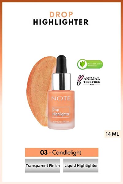 NOTE 03 كاندل لايت دروب هايلايتر مضيء سائل