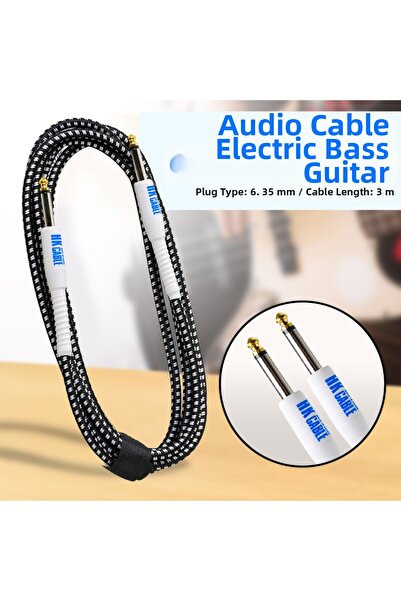 müzikhane Instrument Cable 3 Meters Iron Cable