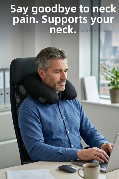 Maule bumbac 100% Fibră de mărgele de prima calitate, pernă de călătorie pent...