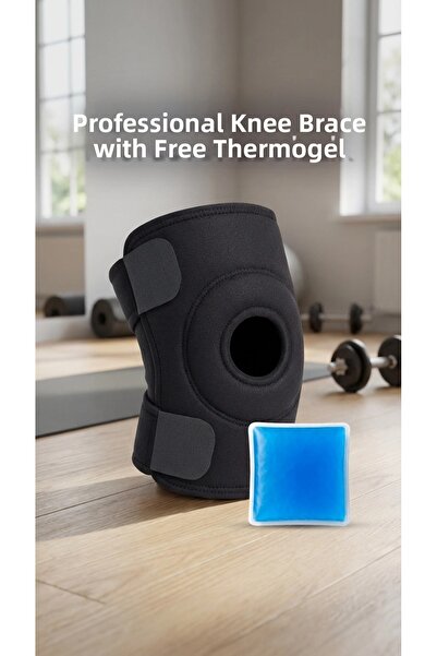 My Reality Fashion دعامة ركبة رياضية مدعمة برباط متقاطع، دعامة ركبة طبية لتخف...