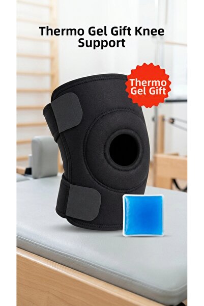 lowell home دعامة ركبة رياضية مع دعم متقاطع وجل حراري لتخفيف آلام الغضروف اله...