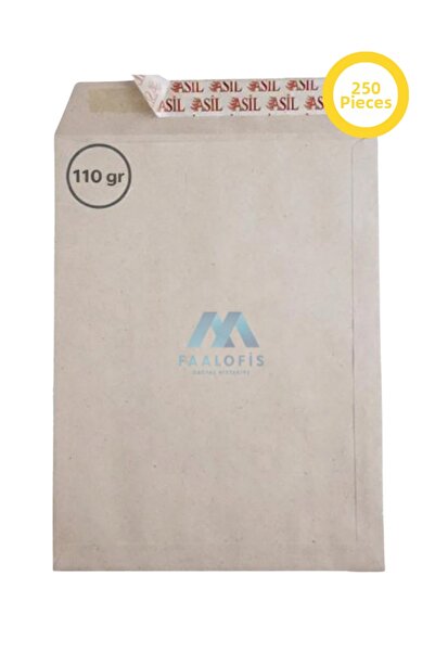 Dağtaş Kırtasiye Asil Doğan Envelope Bag 33X45 İmt.Kraft 110 Gr Silicone 250 ...