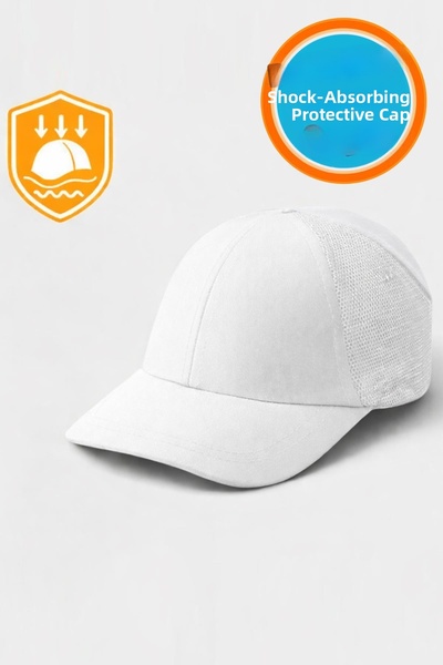 NZB قبعة بيضاء خفيف للسلامة في العمل واقية من الصدمات وواقية للرأس، قبعة بيسب...