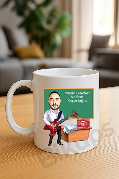 bikups Music Teachers Special Cartoon Mug Cup