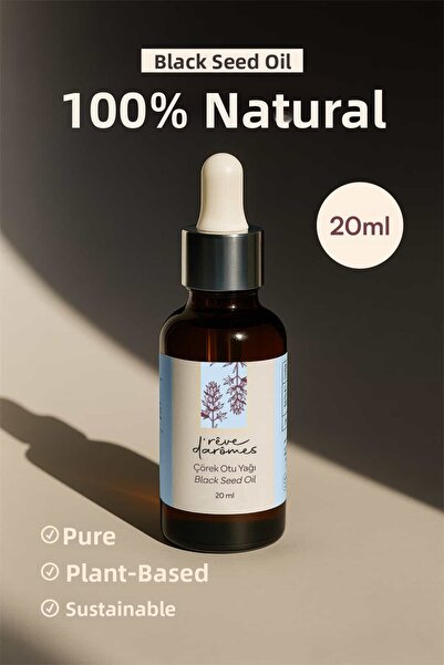 Rêve d’Arômes 100% Natural Soothing & Repairing Black Cumin Seed Oil – 20 ml