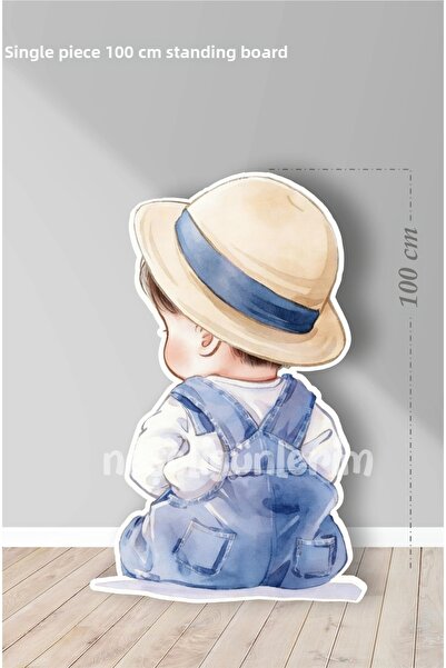 neşeli günlerim Αγοράκι Καθισμένο με Καπέλο και Πάνελ Ποδιών 100 εκ. |   Διακ...