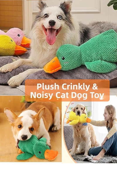 Duffa Plush Squeaky and Sound Dog Toy Duck Plush Dog Toy Cat Toy 30 cm